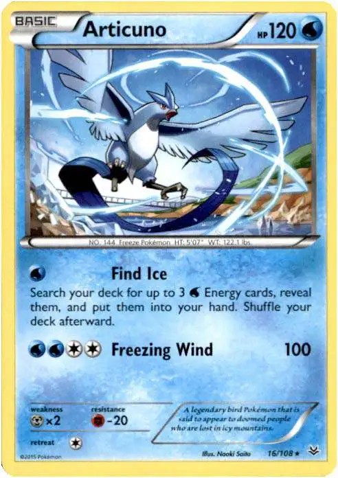 Pokemon Trading Card Game XY Roaring Skies Rare Articuno #16