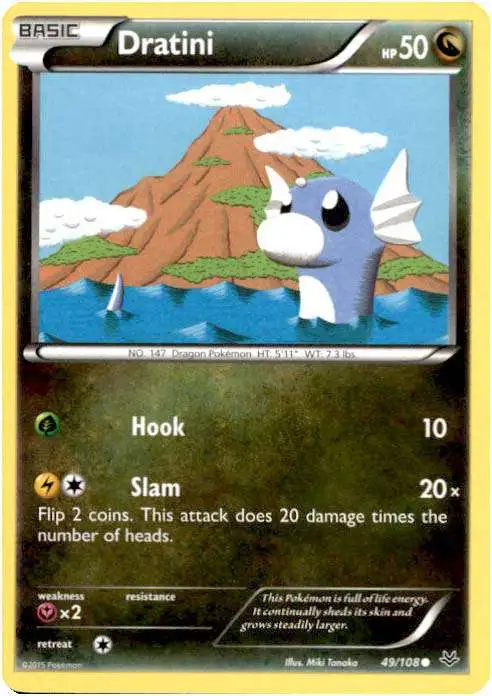 Pokemon Trading Card Game XY Roaring Skies Common Dratini #49