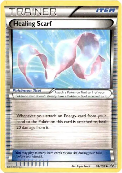 Pokemon Trading Card Game XY Roaring Skies Uncommon Healing Scarf #84