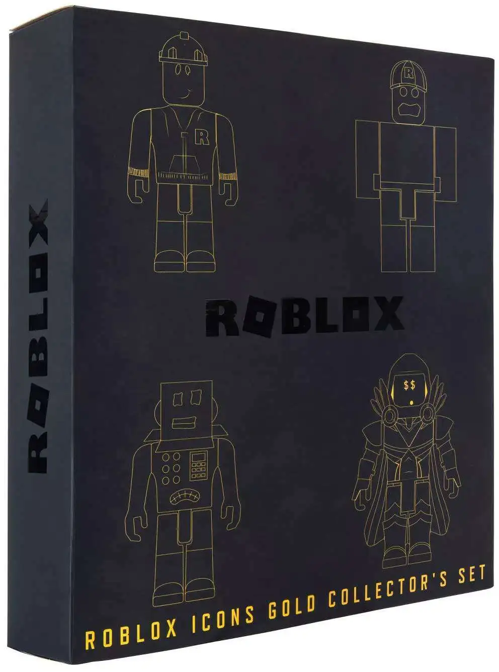 Roblox 15th Anniversary Roblox Icons Gold Collectors Set Exclusive 3 Action  Figure 4-Pack Builderman, Mr. Robot, Classic Noob Dominus Aureus Dude  Jazwares - ToyWiz