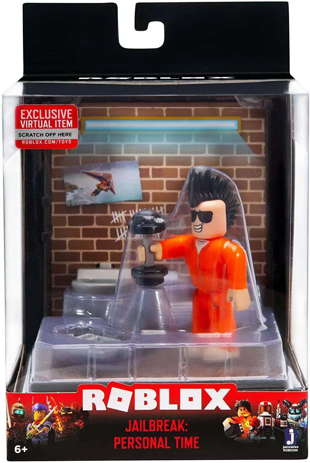 Roblox Desktop Series Jailbreak: Personal Time Action Figure [Damaged Package]