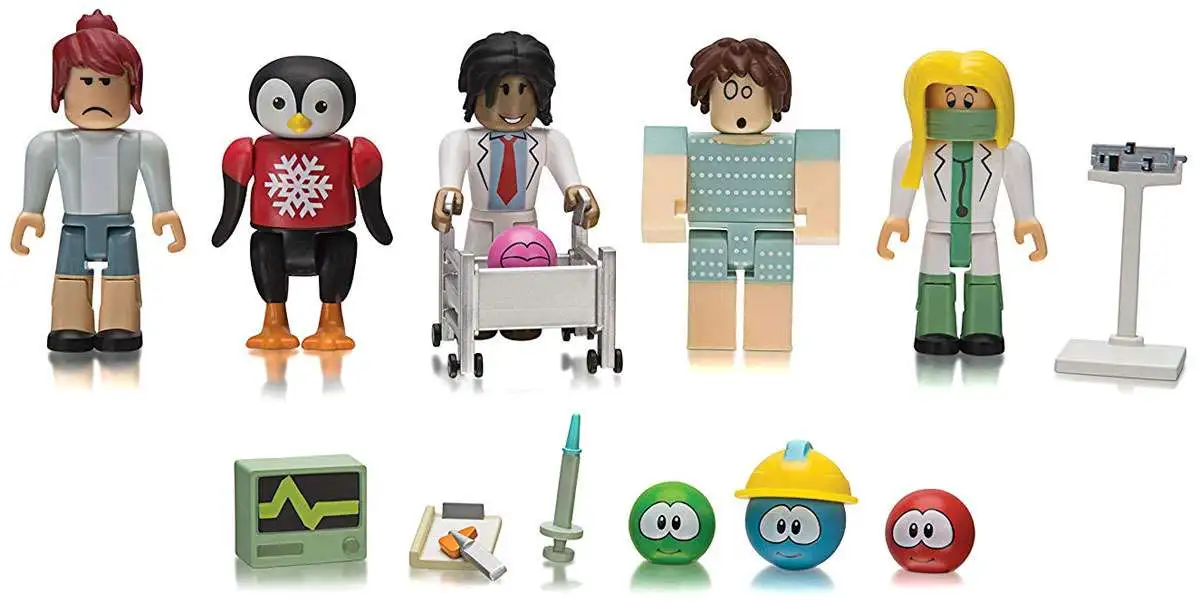 Roblox MeepCity Meep Hospital 3 Figure 5-Pack Set Jazwares - ToyWiz