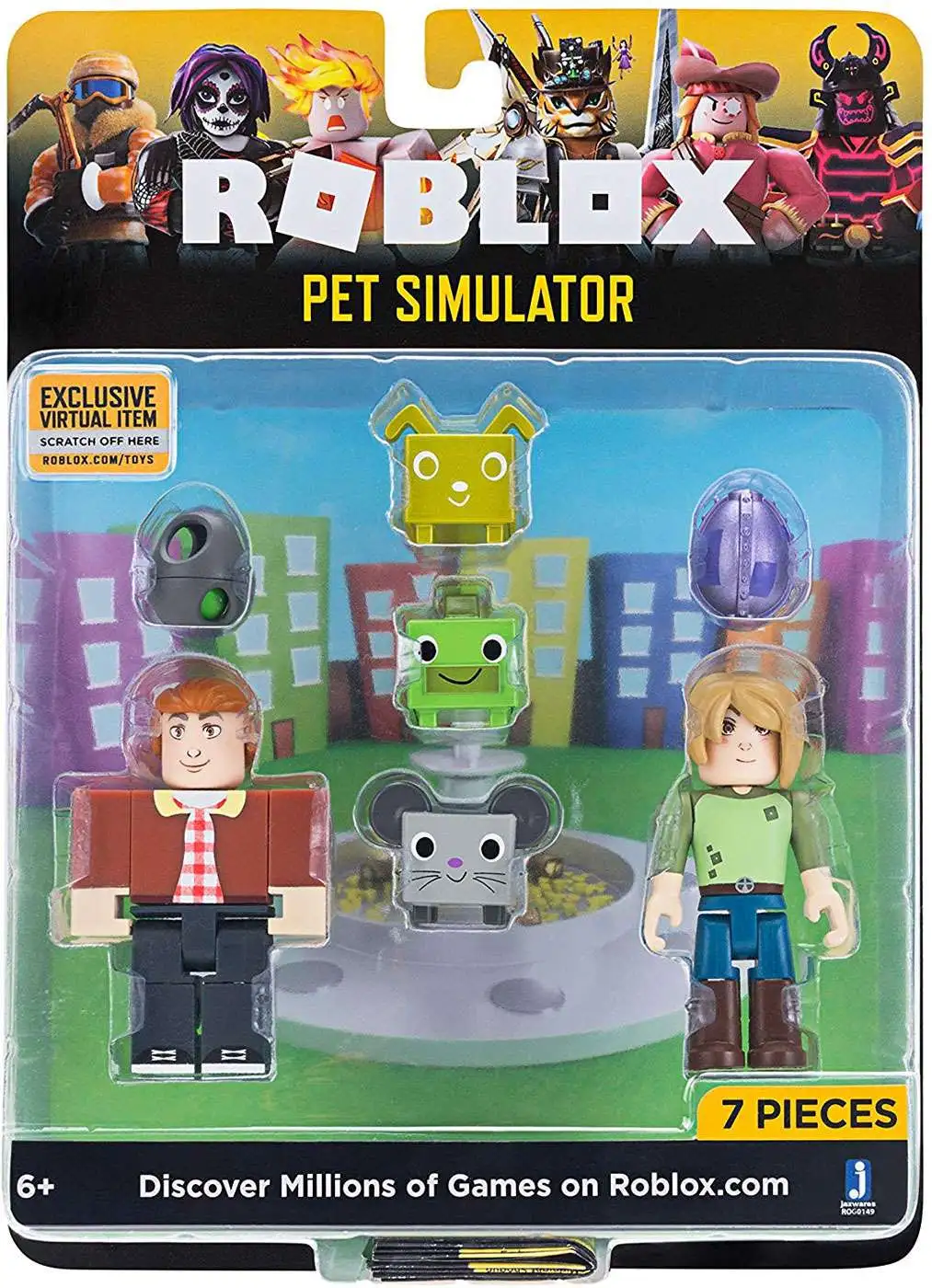 Bonecos Roblox Celebrity Collection - Pet Simulator (7 Peças) Jazwares em  Promoção na Americanas