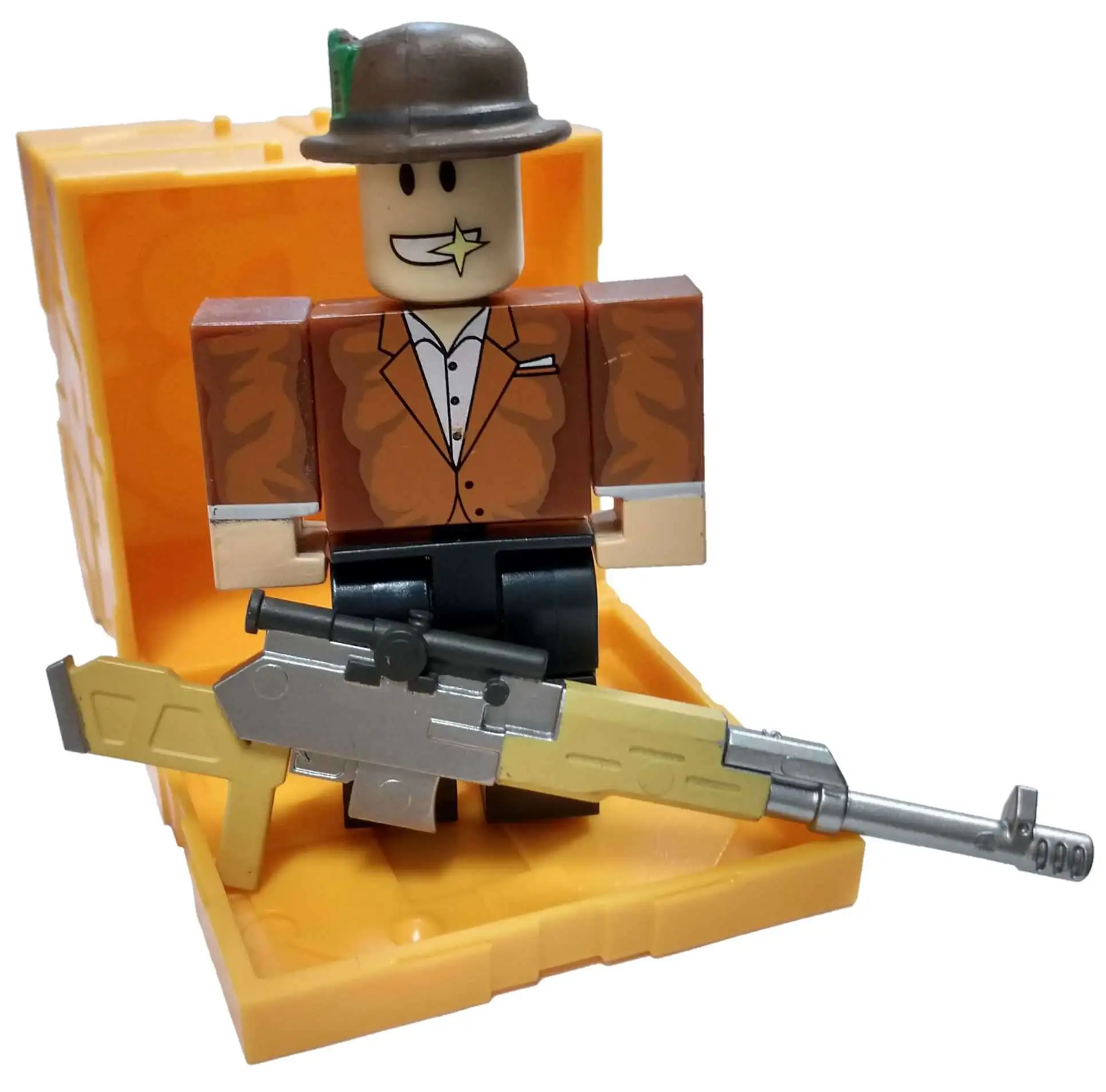 Roblox Series 20 Framed Agent Six 20 Mini Figure with Gold Cube and ...