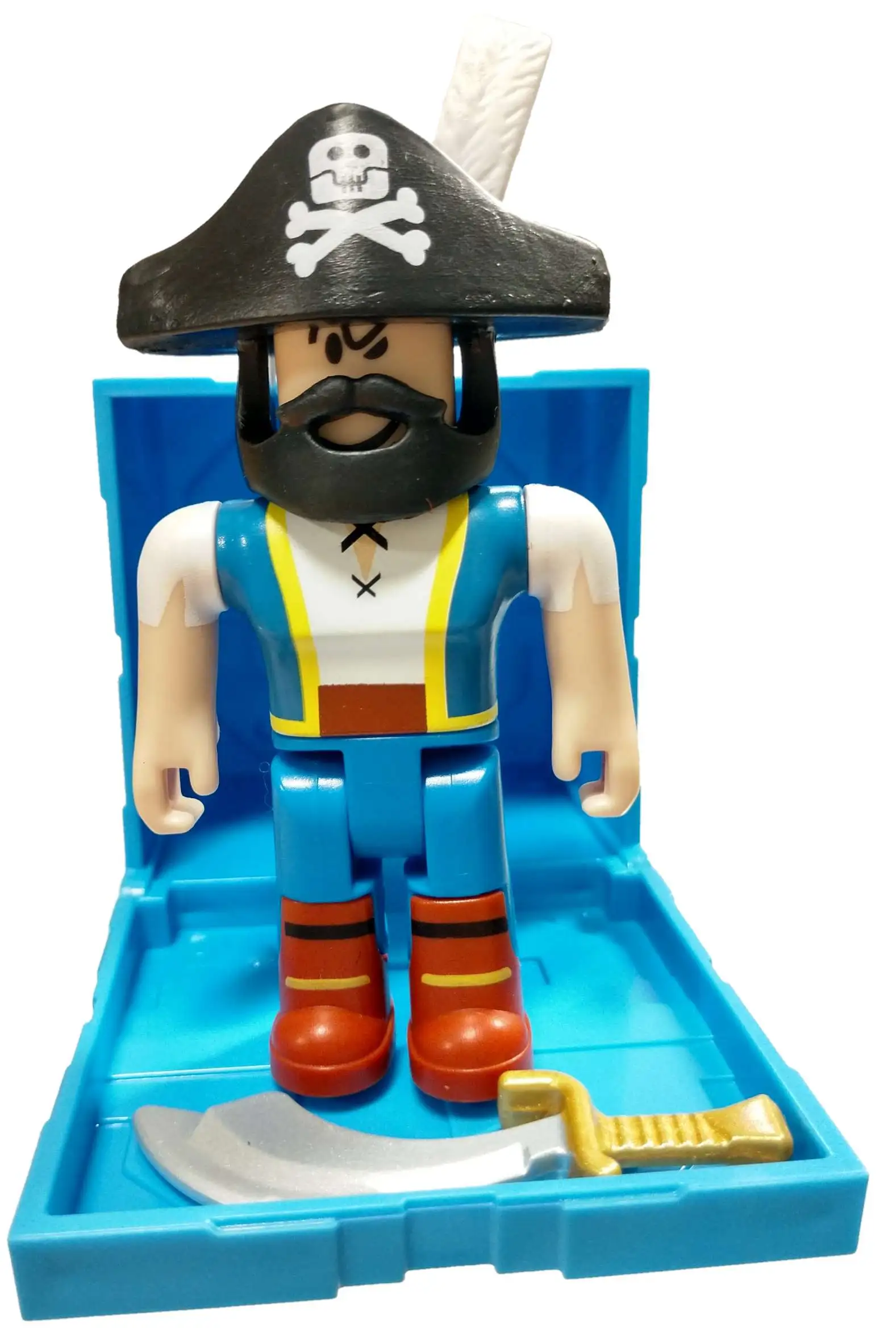 Roblox Series 9 Shark Attack: Pirate 3-Inch Mini Figure [with Cube and Online Code Loose]