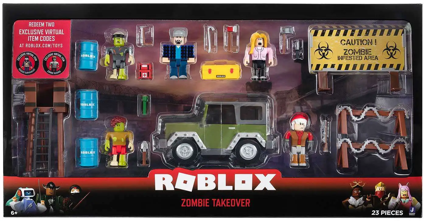 Roblox Zombie Takeover Playset [Damaged Package]