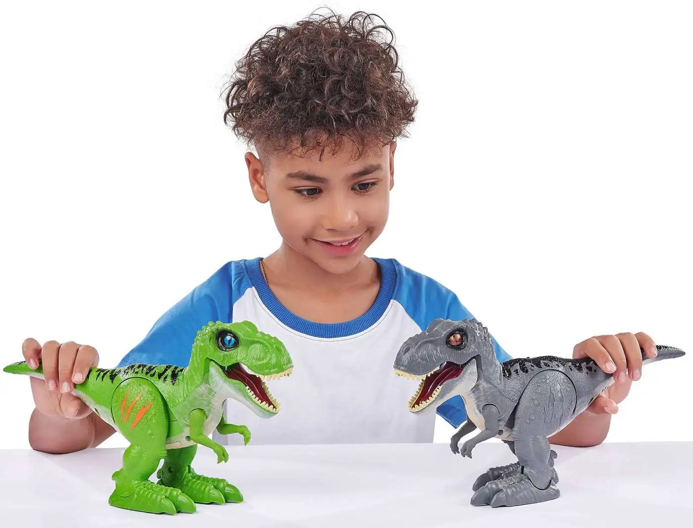 Robo Alive Dino Wars Attacking T-Rex Robotic Pet Figure 2-Pack