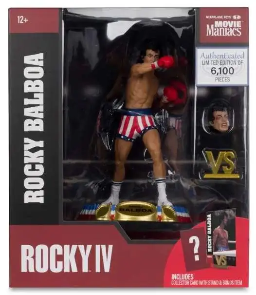 McFarlane Toys Rocky IV Movie Maniacs Rocky Balboa 6 Posed