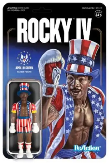 ReAction Rocky IV Apollo Action Figure [Damaged Package]