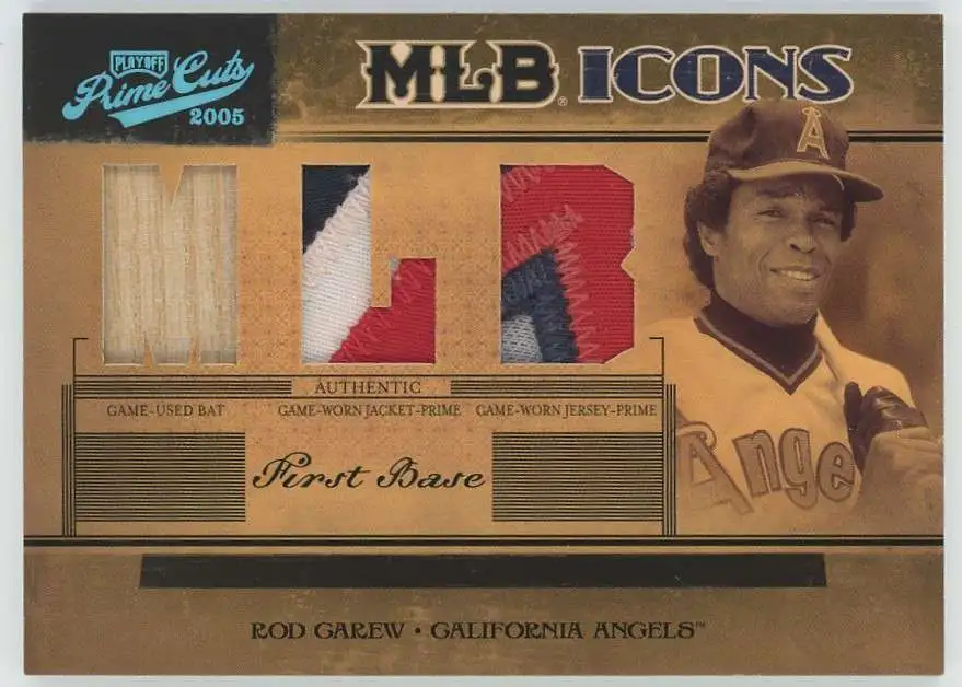 2021 Rod Carew Game selling used material patch