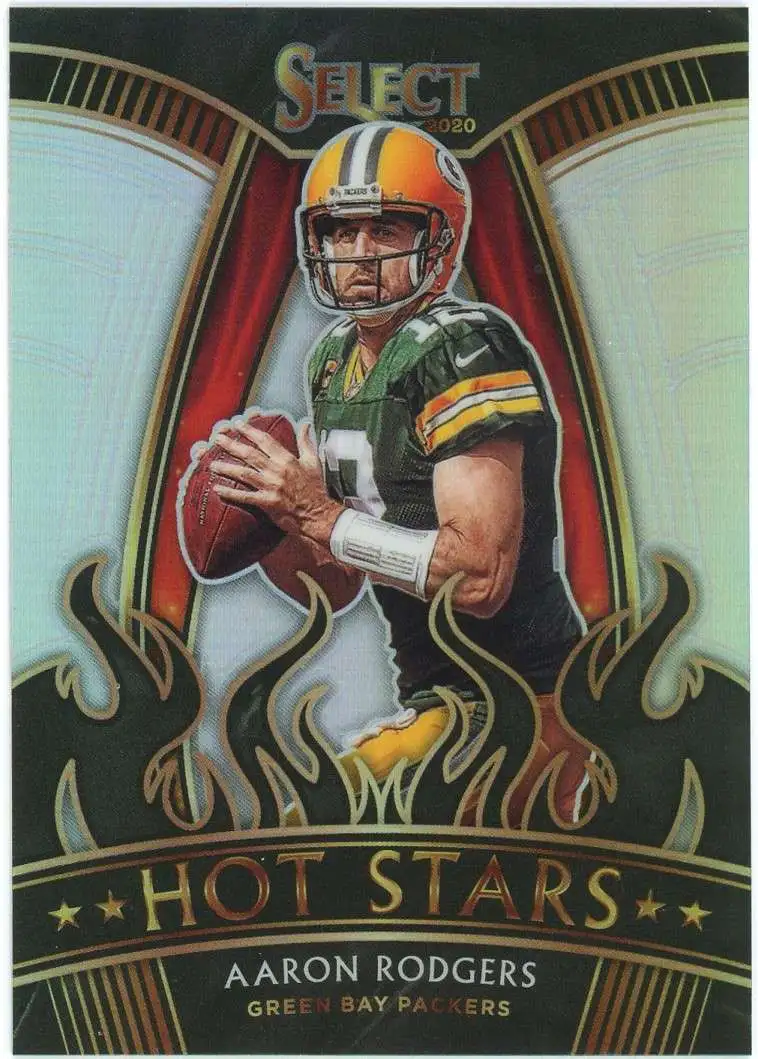 NFL 2020 Panini Select Silver Prizm Aaron Rodgers HS5 [Hot Stars]