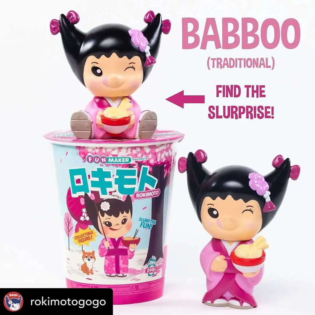 Rokimoto Collectible Figure Babboo (Traditional) Mystery Pack [Find the Slurprise!]