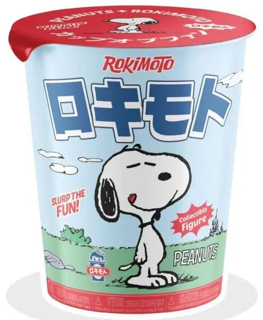 Rokimoto Peanuts Collectible Figure Snoopy Mystery Pack [Find the Slurprise!]