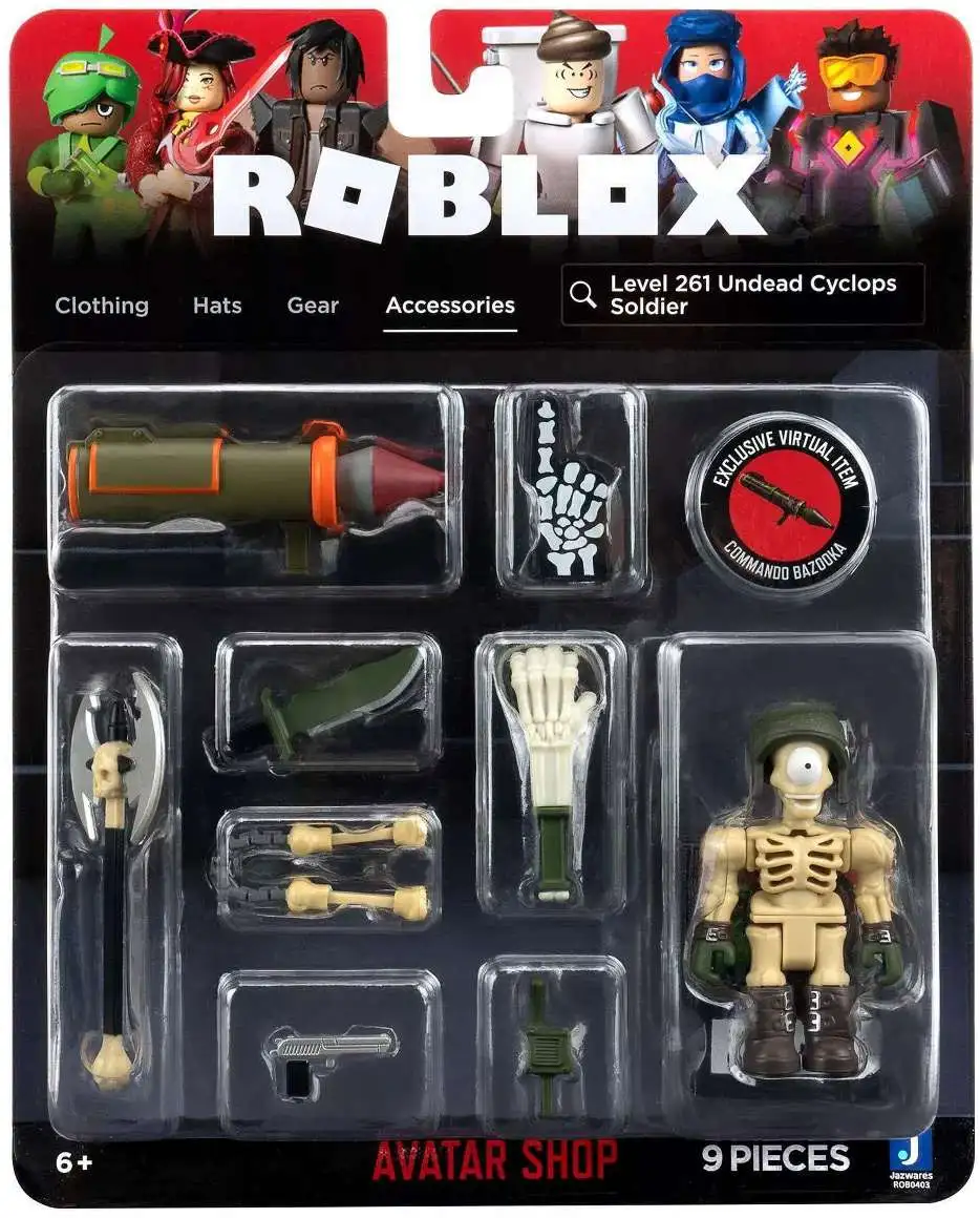 Roblox Avatar Shop Level 261 Undead Cyclops Soldier 9 Piece Set