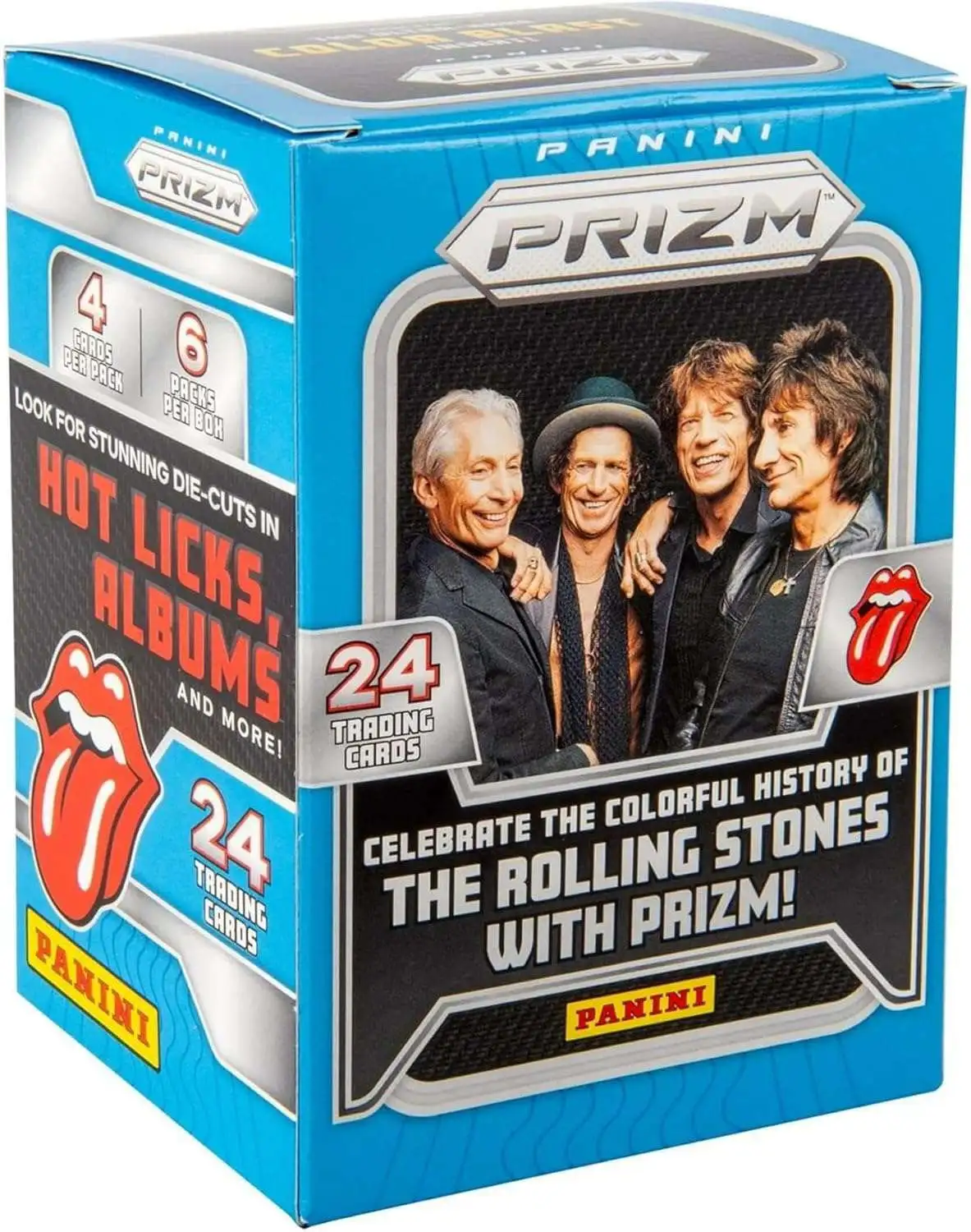 Rolling Stones 2024 Prizm Trading Card BLASTER Box [6 Packs, 4 Cards Per Pack]