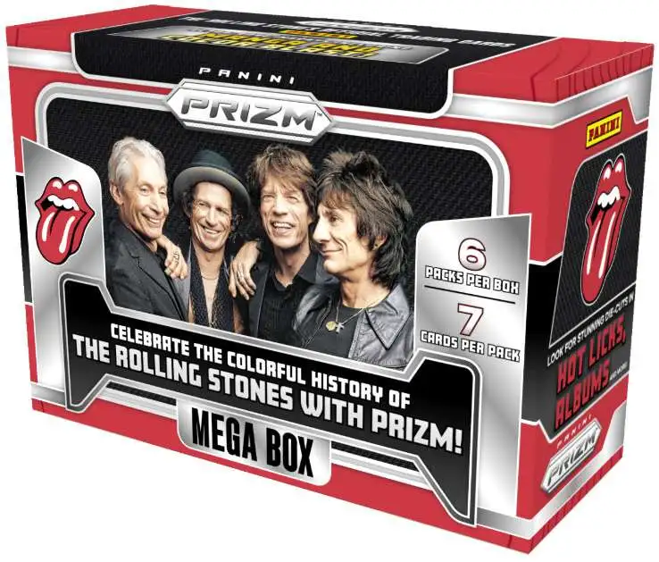 Rolling Stones 2024 Prizm Trading Card MEGA Box [6 Packs, 7 Cards Per Pack]
