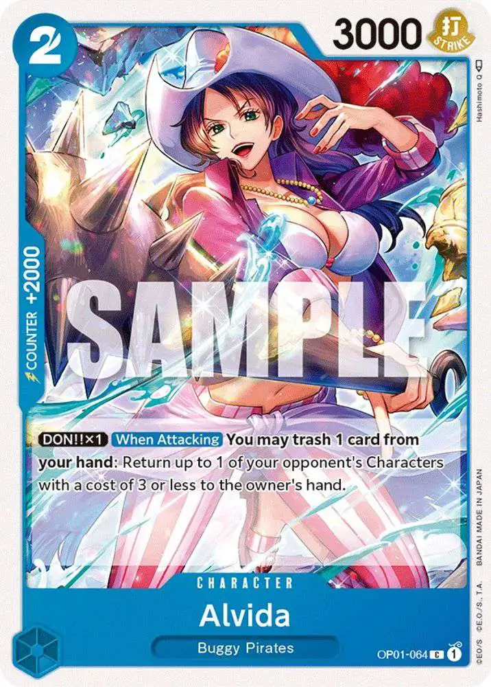 One Piece Trading Card Game Romance Dawn Common Alvida OP01-064