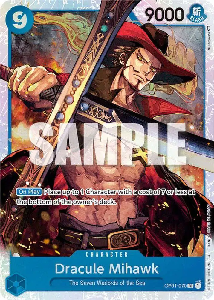 One Piece Trading Card Game Romance Dawn Single Card Super Rare Dracule ...