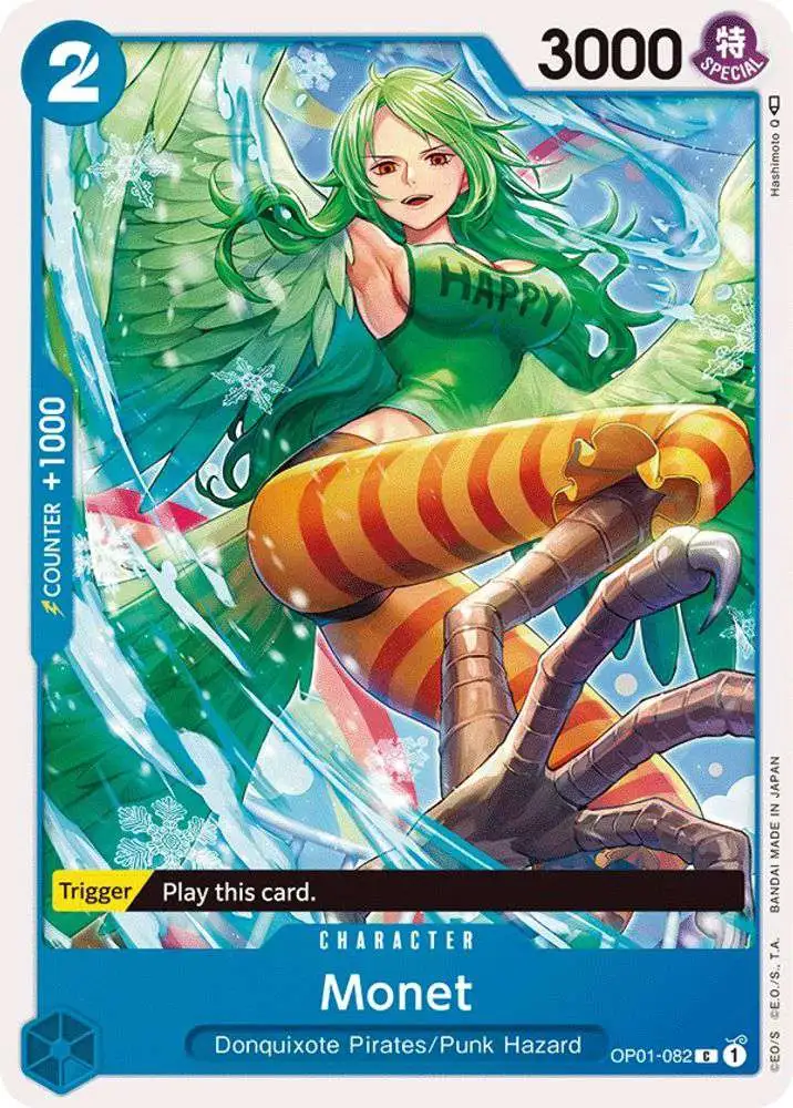 One Piece Trading Card Game Romance Dawn Common Monet OP01-082