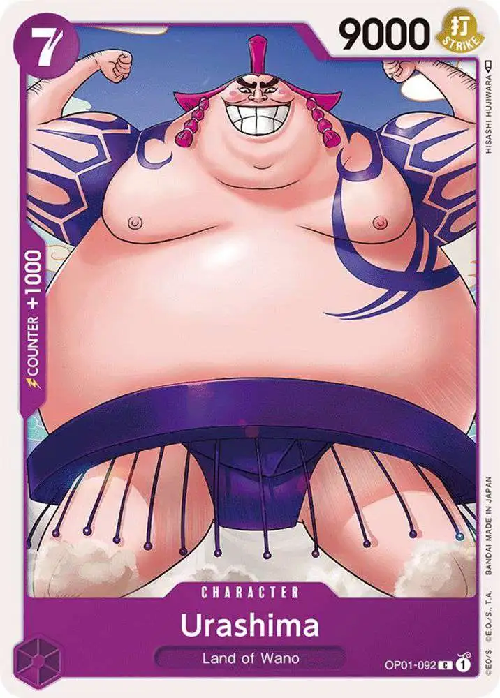 One Piece Trading Card Game Romance Dawn Common Urashima OP01-092