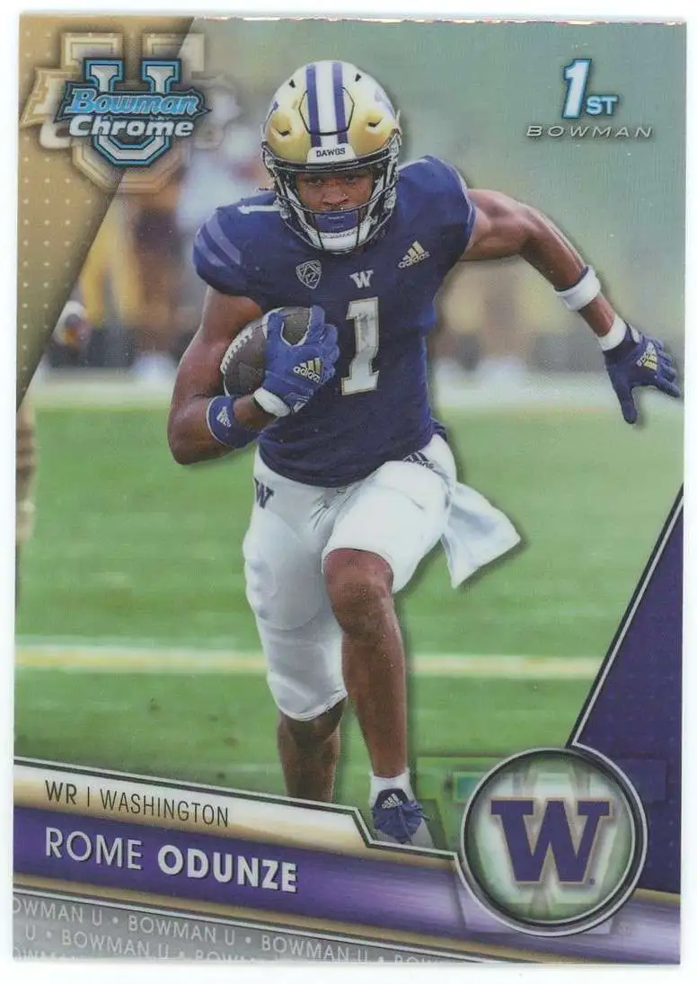 NFL 2023 Bowman Chrome U 1st Bowman Refractor Rome Odunze #138