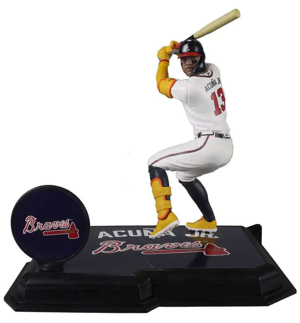 McFarlane Toys MLB Atlanta Braves Sports Baseball Ronald Acuna Jr. 7-Inch Posed Figure [Damaged Package]