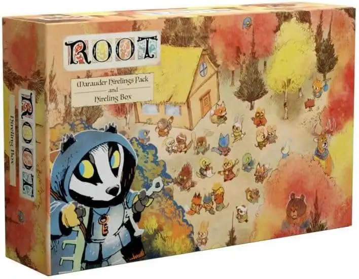 Root Marauder Hirelings Board Game Expansion Pack & Box