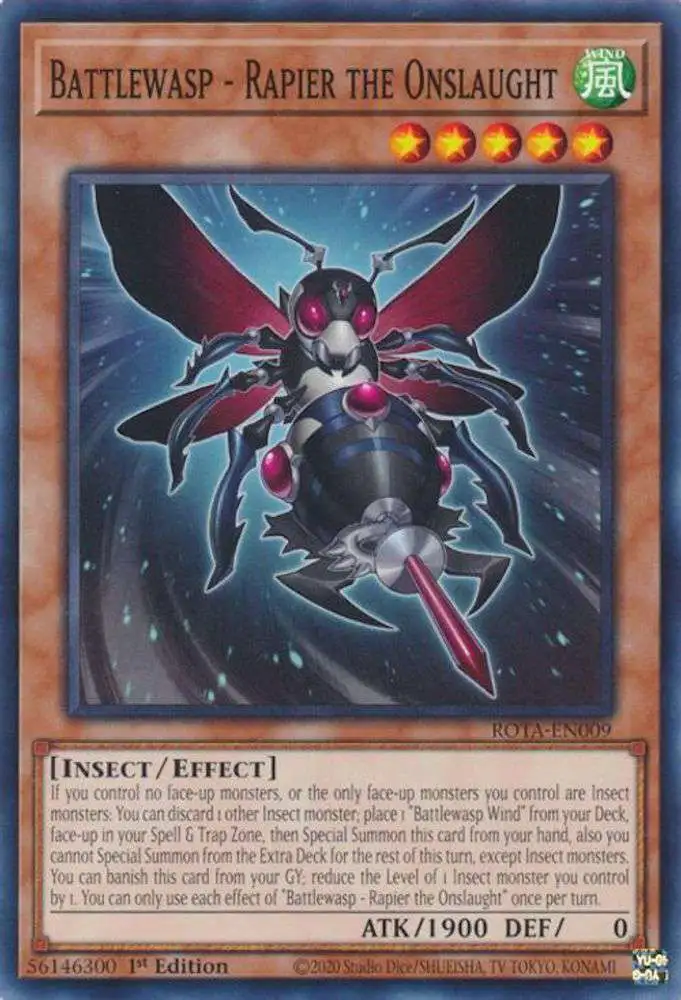 battlewasp yugioh deck Beetrooper core for sale may be 1st or Unlimited Edition YuGiOh Trading Card Game Rage