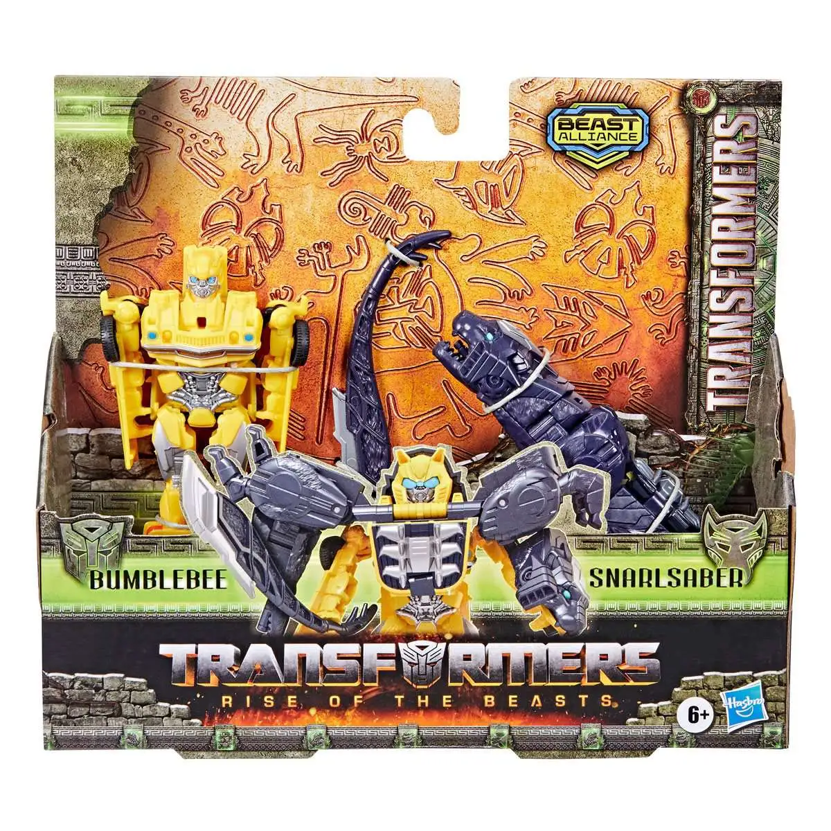 Transformers Rise of the Beasts Combiners Bumblebee & Snarlsaber Action Figure 2-Pack [Beast Alliance]