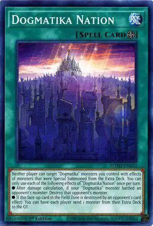 YuGiOh Rise of the Duelist Common Dogmatika Nation ROTD-EN051