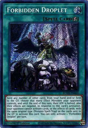 YuGiOh Rise of the Duelist Secret Rare Forbidden Droplet ROTD-EN065