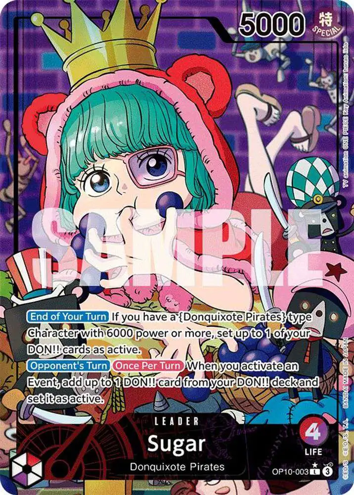 One Piece Trading Card Game Royal Blood Leader Sugar OP10-003 [Parallel]