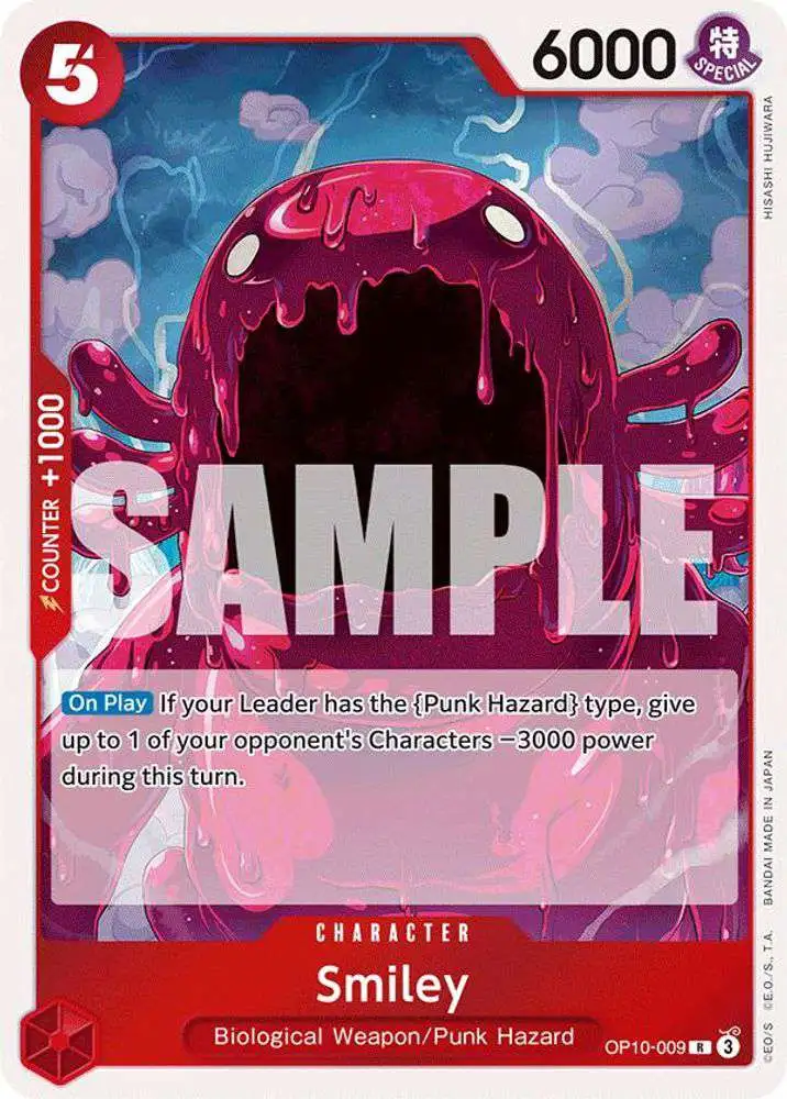 One Piece Trading Card Game Royal Blood Rare Smiley OP10-009