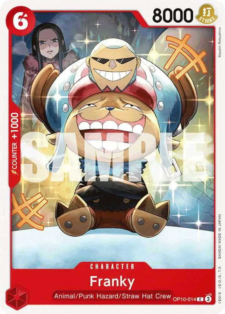 One Piece Trading Card Game Royal Blood Common Franky OP10-014