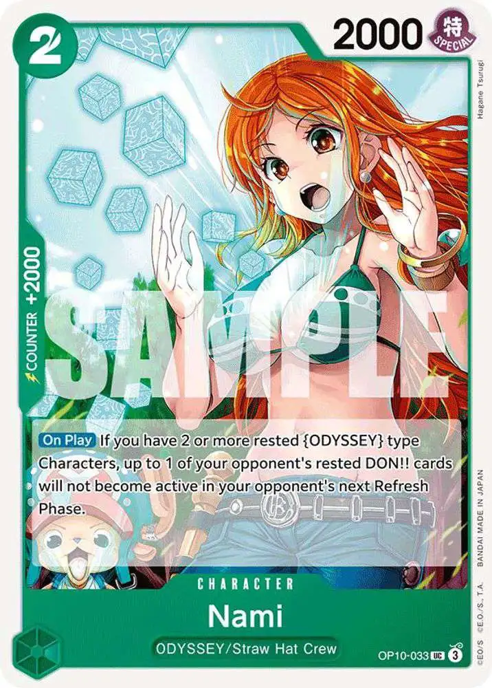 One Piece Trading Card Game Royal Blood Uncommon Nami OP10-033