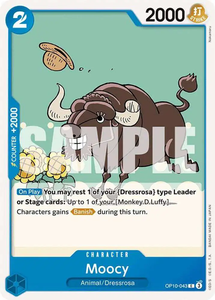 One Piece Trading Card Game Royal Blood Common Moocy OP10-043