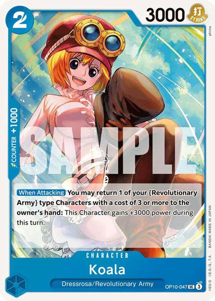 One Piece Trading Card Game Royal Blood Uncommon Koala OP10-047