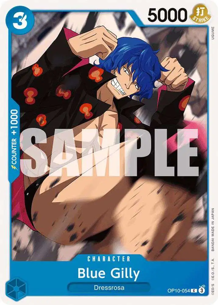One Piece Trading Card Game Royal Blood Common Blue Gilly OP10-054