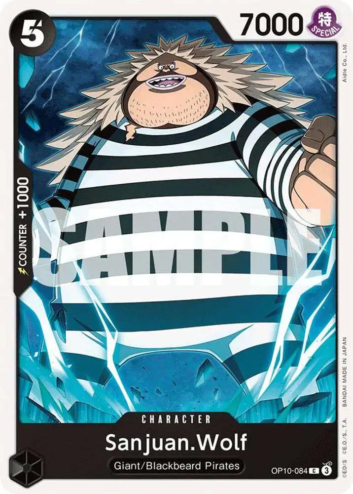 One Piece Trading Card Game Royal Blood Common Sanjuan.Wolf OP10-084