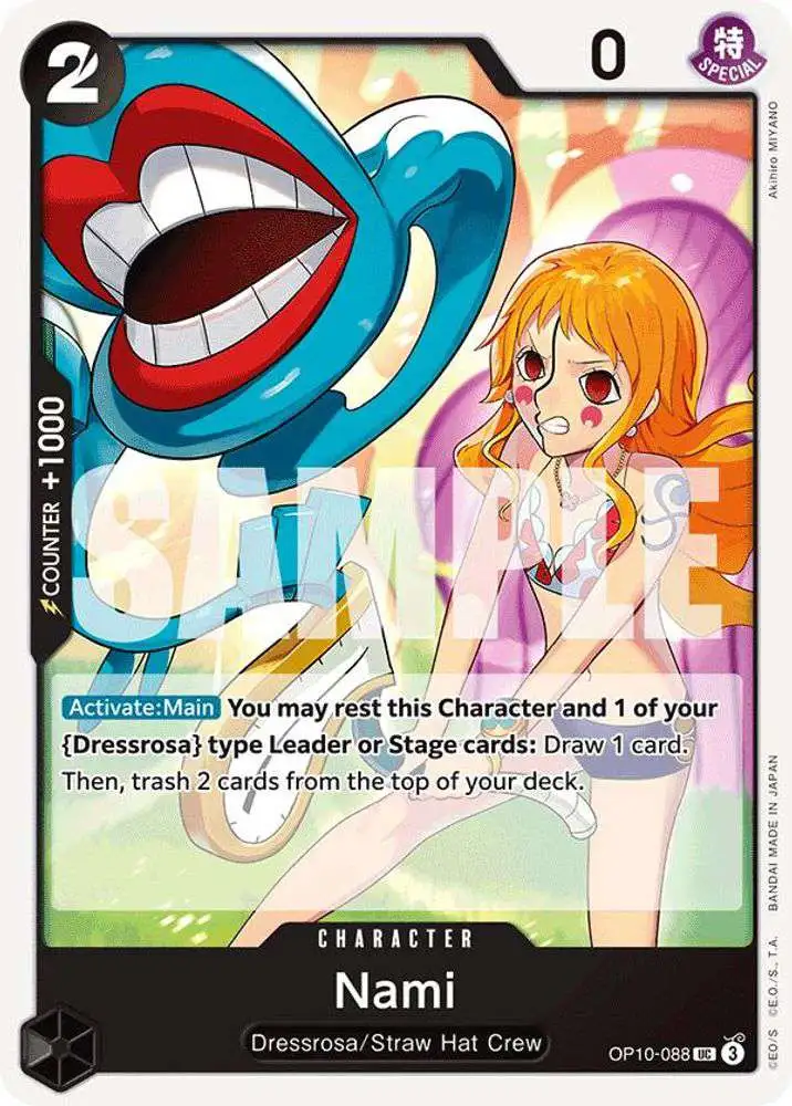 One Piece Trading Card Game Royal Blood Uncommon Nami OP10-088
