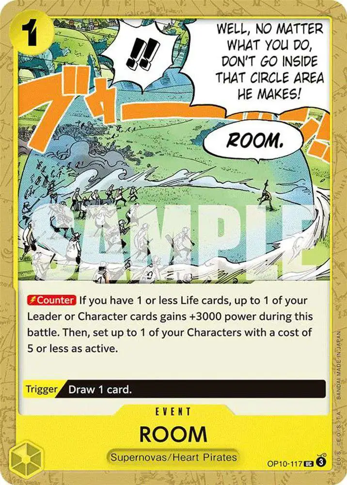 One Piece Trading Card Game Royal Blood Uncommon ROOM OP10-117