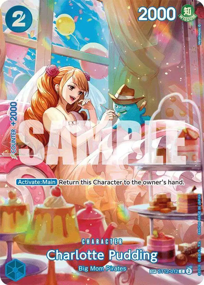 One Piece Trading Card Game Royal Blood Common Charlotte Pudding ST12-012 [SP]