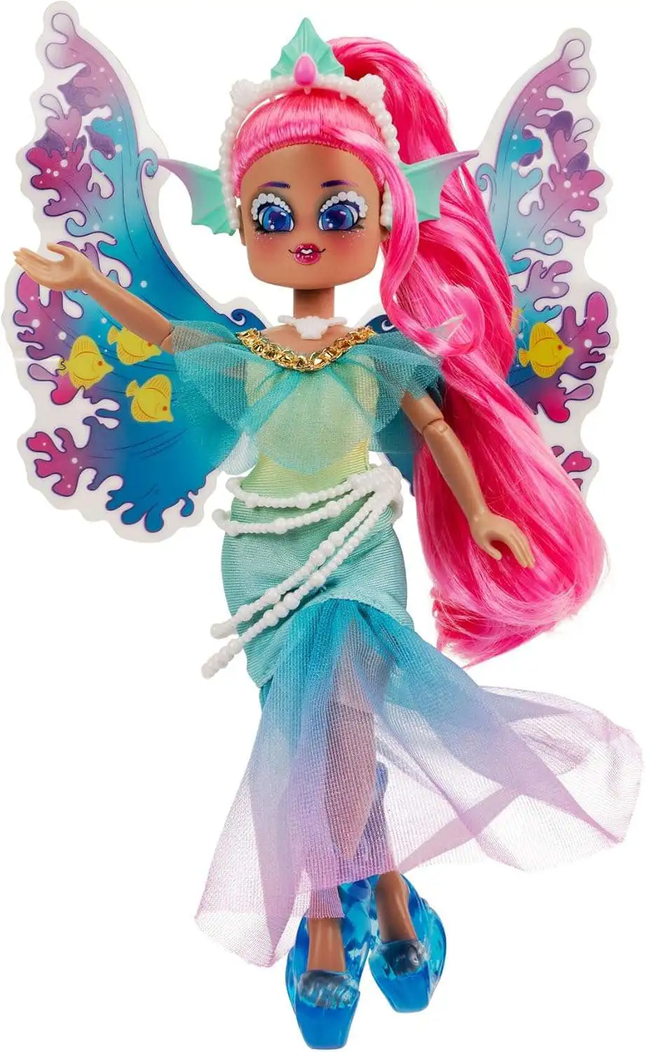 Royale High Mermia the Water Fairy 9-Inch Doll [Fairy Journal, Comb & Virtual Item Code for Mermia's Wings]