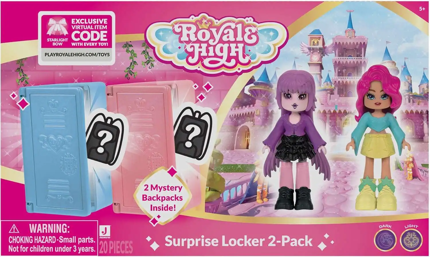 Royale High Surprise Locker 3 Doll 2Pack Dark Light, 2 Mystery