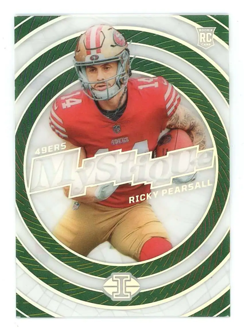 NFL 2024 Panini Illusions Football Emerald Mystique Ricky Pearsall #14 [Rookie]