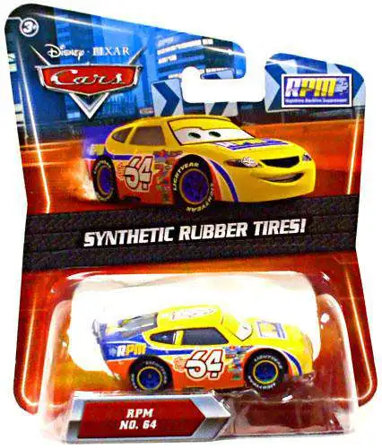 Disney / Pixar Cars Synthetic Rubber Tires RPM Exclusive Diecast Car [Damaged Package]