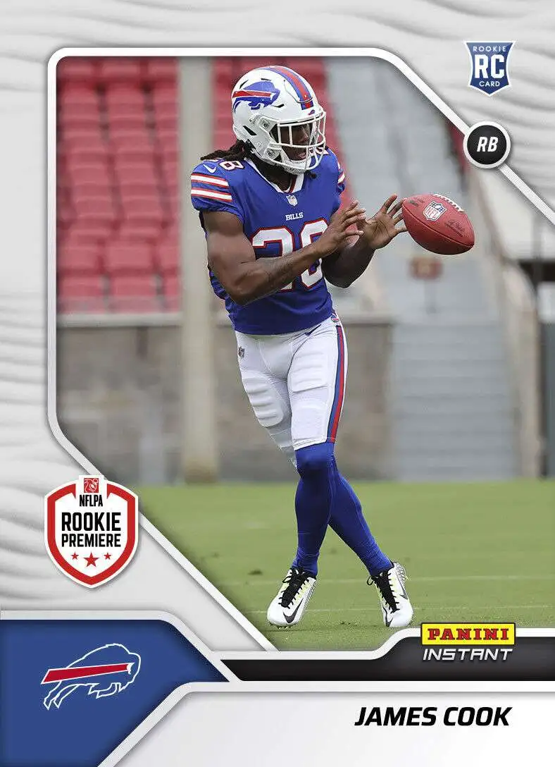 2022 Clearly Donruss Rated Rookie #65 James Cook - Buffalo Bills