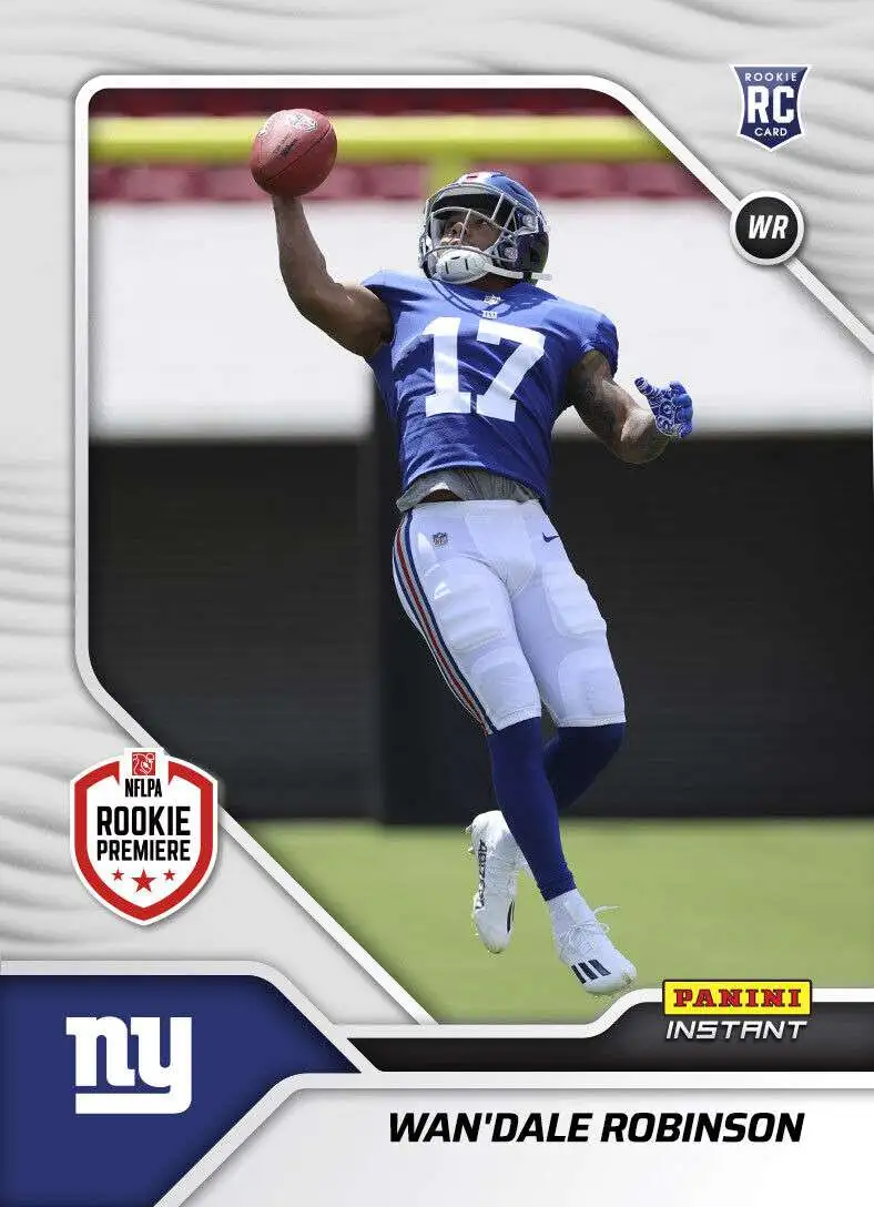 NFL New York Giants 2022 Instant Draft Night Football Single Card