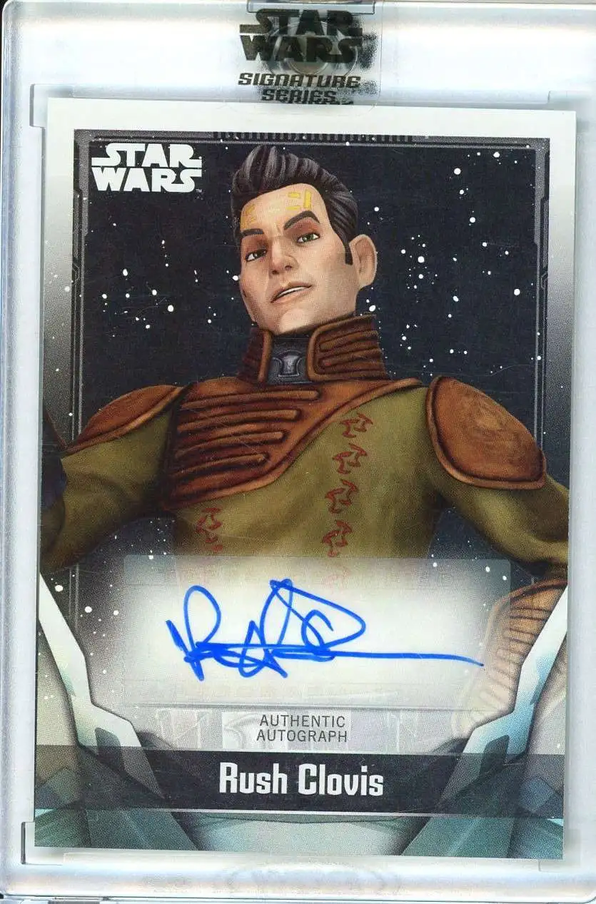 Star Wars 2022 Signature Series Robin Atkin Downes as Rush Clovis Autographed Single Card A-RD2