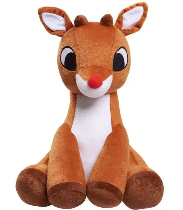 Rudolph the Red-Nosed Reindeer Rudolph Exclusive 13.5 Plush Just Play ...